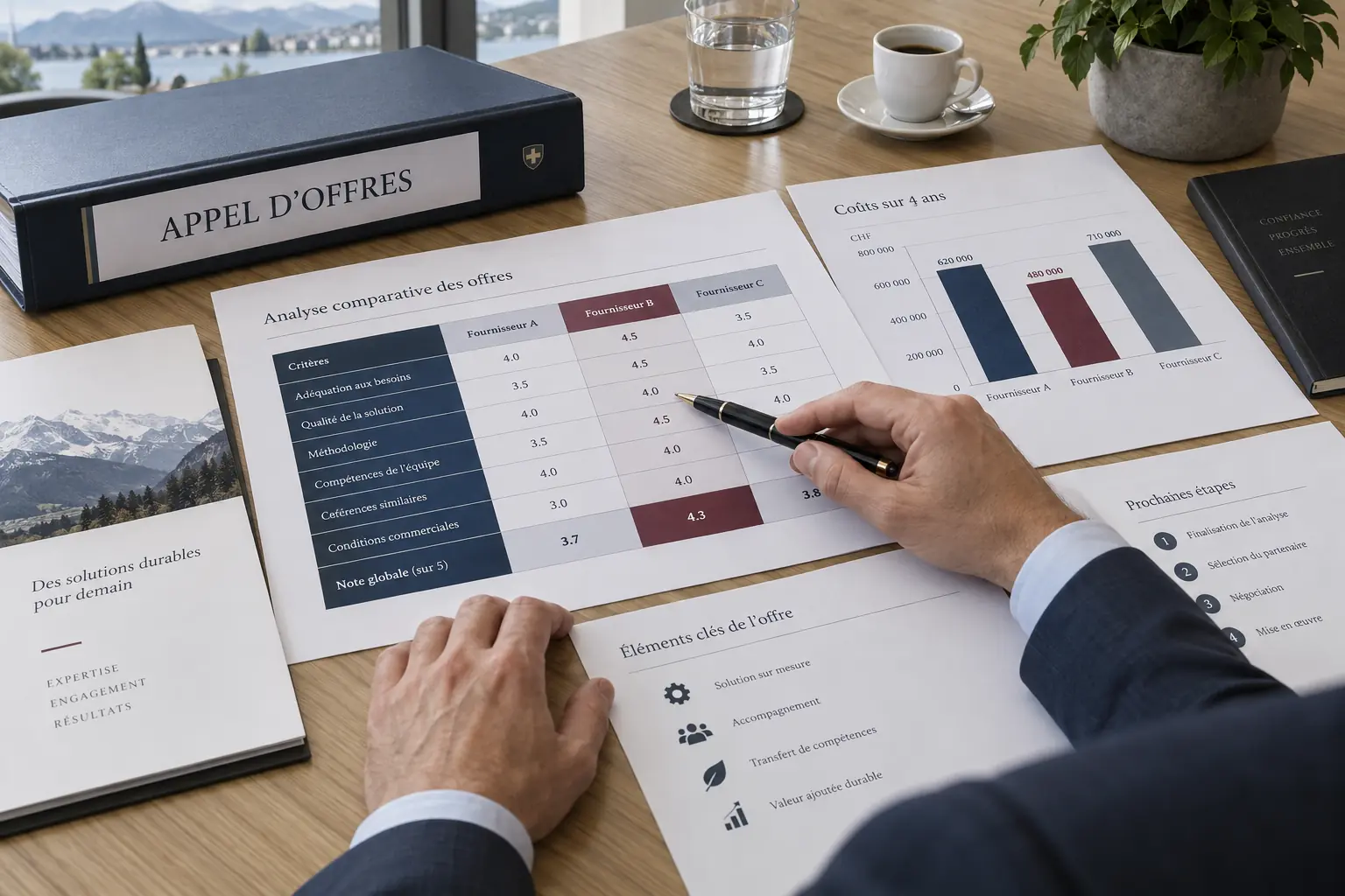 Analyse comparative de dossiers d’appel d’offres